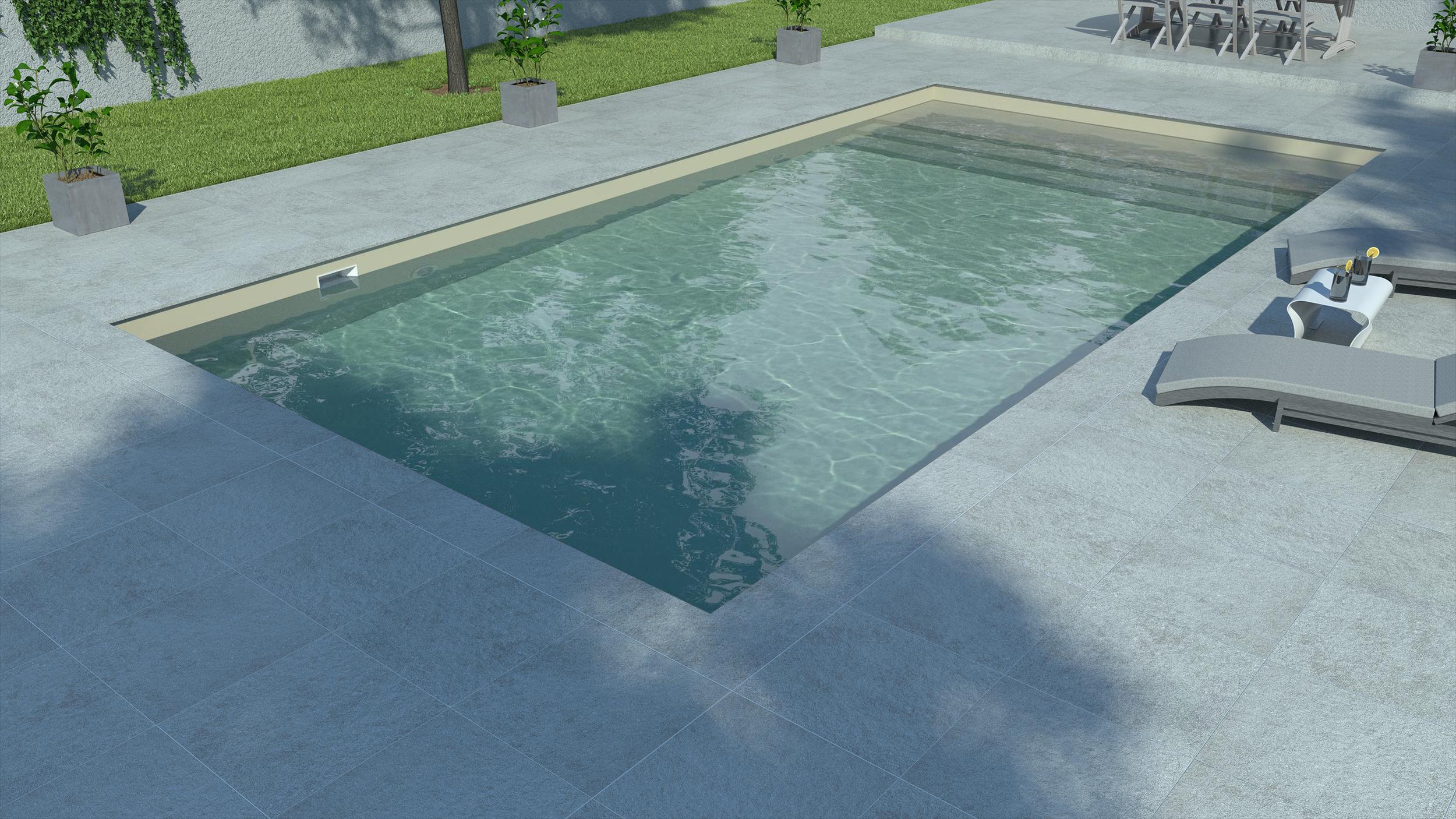 Piscine à liner Sable