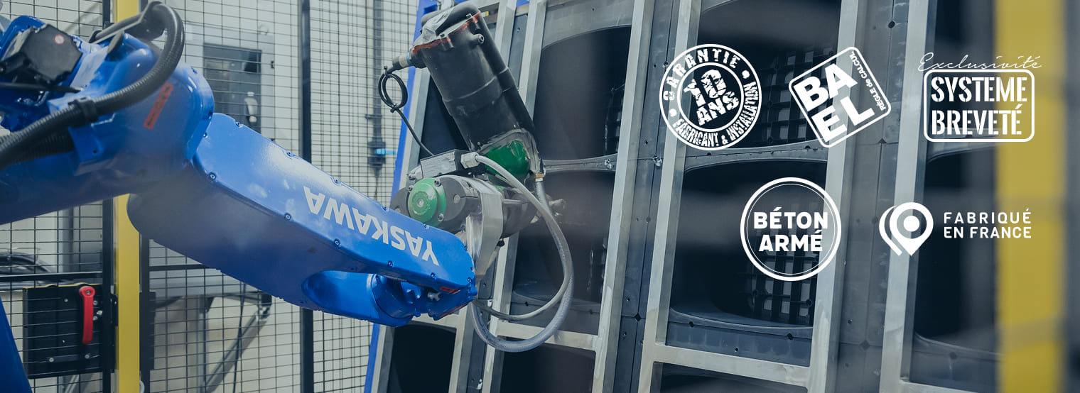 Une technologie exclusive brevetée, fabriquée en France