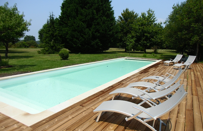 Piscine en béton